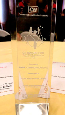 CII Award for Customer Obsession 2018