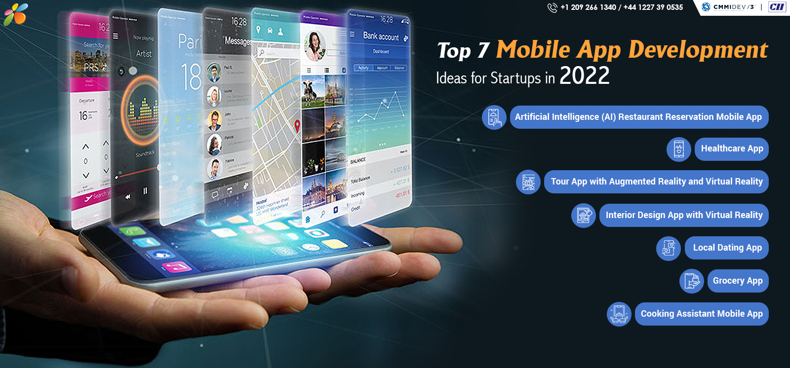 Top 7 Mobile App Development Ideas for Startups in 2022
